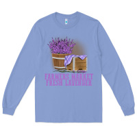 Colony Blue Farmers Market Fresh Lavender Long Sleeve Tee - linhVisuals