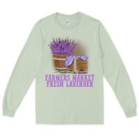 Matcha Farmers Market Fresh Lavender Long Sleeve Tee - linhVisuals
