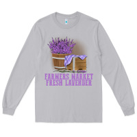 Moon Dust Farmers Market Fresh Lavender Long Sleeve Tee - linhVisuals