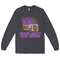 Smoke Farmers Market Fresh Lavender Long Sleeve Tee - linhVisuals