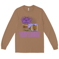 Toasted Coconut Farmers Market Fresh Lavender Long Sleeve Tee - linhVisuals