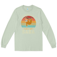 Matcha mens my favorite people call me saba cute sloth lover grandpa premium Long Sleeve Tee - linhVisuals