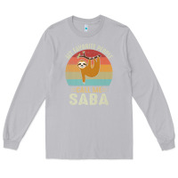 Moon Dust mens my favorite people call me saba cute sloth lover grandpa premium Long Sleeve Tee - linhVisuals