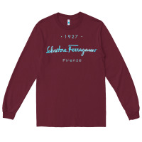 Burgundy SALVATORE TSHIRT Long Sleeve Tee - linhVisuals