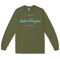 Army Green SALVATORE TSHIRT Long Sleeve Tee - linhVisuals