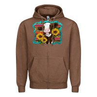 Chestnut western cow sunflowers serape leopard Zipper Hoodie - RanaPortraitStore