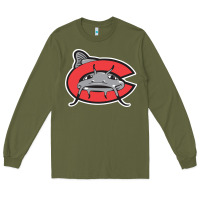 Army Green carolina mudcats Long Sleeve Tee - linhVisuals