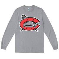 Heather Grey carolina mudcats Long Sleeve Tee - linhVisuals