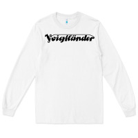 White voigtländer Long Sleeve Tee - linhVisuals