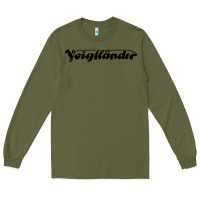 Army Green voigtländer Long Sleeve Tee - linhVisuals