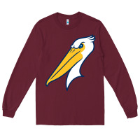 Burgundy myrtle beach pelicans Long Sleeve Tee - linhVisuals