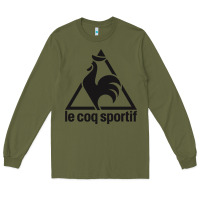 Army Green le coq sportif Long Sleeve Tee - linhVisuals