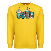 Lemon turquoise junkie coffee cups Premium Sweatshirt - Jasminsmagicworld