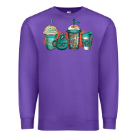 Purple turquoise junkie coffee cups Premium Sweatshirt - Jasminsmagicworld