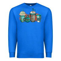 True Royal turquoise junkie coffee cups Premium Sweatshirt - Jasminsmagicworld
