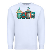 White turquoise junkie coffee cups Premium Sweatshirt - Jasminsmagicworld