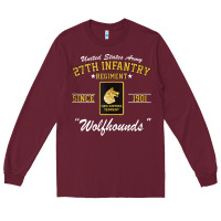 Burgundy 27th infantry regiment tank top Long Sleeve Tee - linhVisuals
