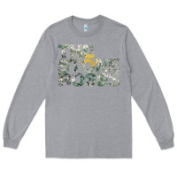 Heather Grey THE STONE ROSES GREEN Long Sleeve Tee - linhVisuals