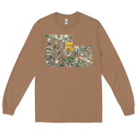 Toasted Coconut THE STONE ROSES GREEN Long Sleeve Tee - linhVisuals