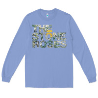 Colony Blue THE STONE ROSES GREEN Long Sleeve Tee - linhVisuals