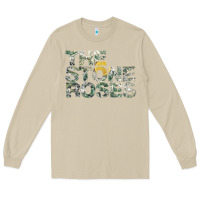 Mushroom THE STONE ROSES GREEN Long Sleeve Tee - linhVisuals