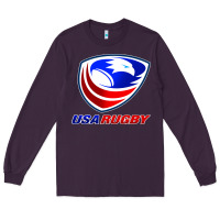 Plum usa rugby Long Sleeve Tee - linhVisuals