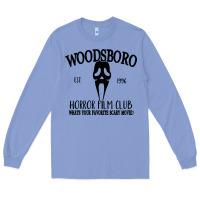 Colony Blue woodsboro horror film club scream Long Sleeve Tee - linhVisuals
