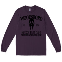 Plum woodsboro horror film club scream Long Sleeve Tee - linhVisuals