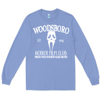 Colony Blue woodsboro horror film club scream Long Sleeve Tee - linhVisuals