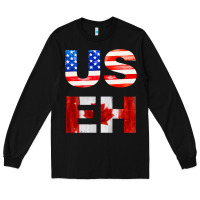 Black america canada Long Sleeve Tee - linhVisuals