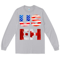Moon Dust america canada Long Sleeve Tee - linhVisuals