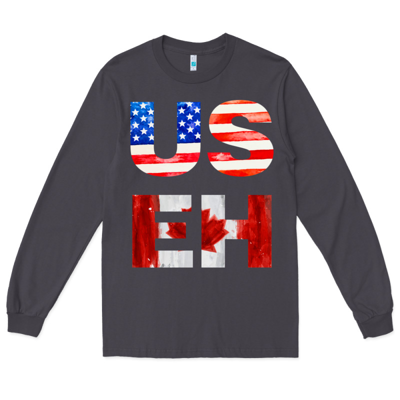America Canada Long Sleeve Tee by linhVisuals | Teevron
