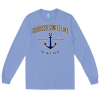 Colony Blue cobbosseecontee lake me pullover hoodie Long Sleeve Tee - linhVisuals