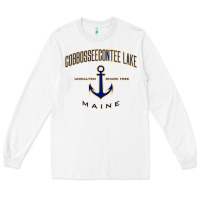 White cobbosseecontee lake me pullover hoodie Long Sleeve Tee - linhVisuals