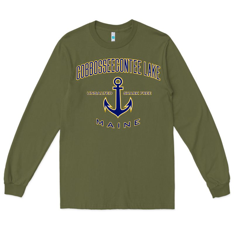 Cobbosseecontee Lake Me Pullover Hoodie Long Sleeve Tee by linhVisuals | Teevron