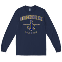 Navy cobbosseecontee lake me pullover hoodie Long Sleeve Tee - linhVisuals