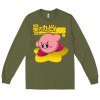 Army Green kirby Long Sleeve Tee - linhVisuals