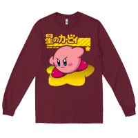 Burgundy kirby Long Sleeve Tee - linhVisuals