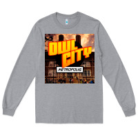 Heather Grey Owl City Adam Young Long Sleeve Tee - linhVisuals