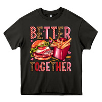 Asphalt hamburger potatoes better together olivia Heavy Core Tee - OliviaCreatesArt
