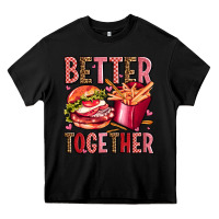Black hamburger potatoes better together olivia Heavy Core Tee - OliviaCreatesArt