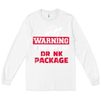 White cruise drinking package t shirt Long Sleeve Tee - linhVisuals