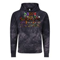 Cloud Black happy hallothanksmas Vintage Hoodie - SublimationCraftShop