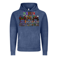 Vintage Denim happy hallothanksmas Vintage Hoodie - SublimationCraftShop