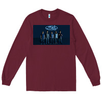 Burgundy 311 megow Long Sleeve Tee - linhVisuals