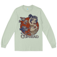 Matcha cuphead cala maria airplane attack t shirt Long Sleeve Tee - linhVisuals