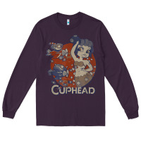 Plum cuphead cala maria airplane attack t shirt Long Sleeve Tee - linhVisuals