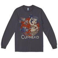 Smoke cuphead cala maria airplane attack t shirt Long Sleeve Tee - linhVisuals