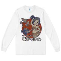 White cuphead cala maria airplane attack t shirt Long Sleeve Tee - linhVisuals