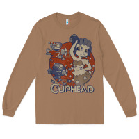 Toasted Coconut cuphead cala maria airplane attack t shirt Long Sleeve Tee - linhVisuals